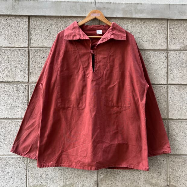 FADED RED OLD FRENCH FISHERMAN 피셔맨스목자켓