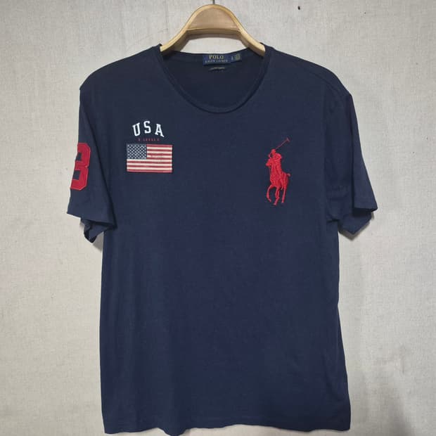 폴로 빗포니 라운드 반팔 (L)