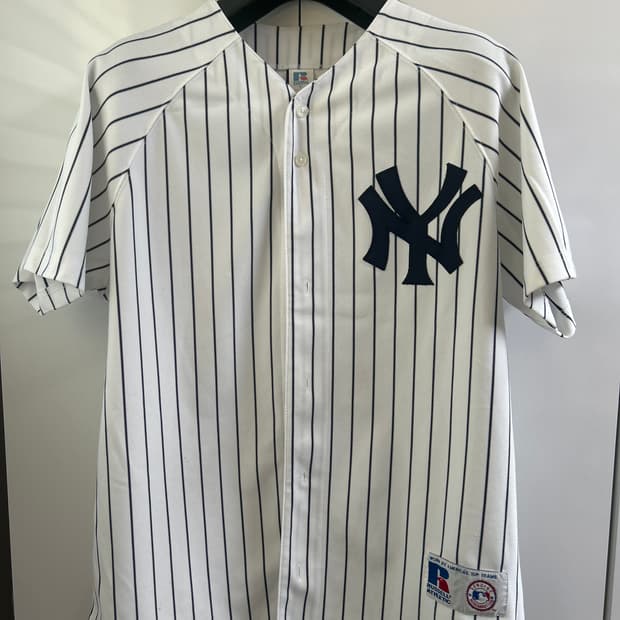 뉴욕 양키스 핀스트라이프 빈티지 베이스볼 저지