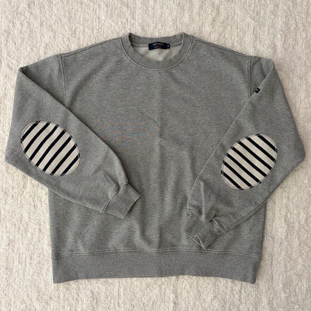 세인트제임스 엘보패치 맨투맨