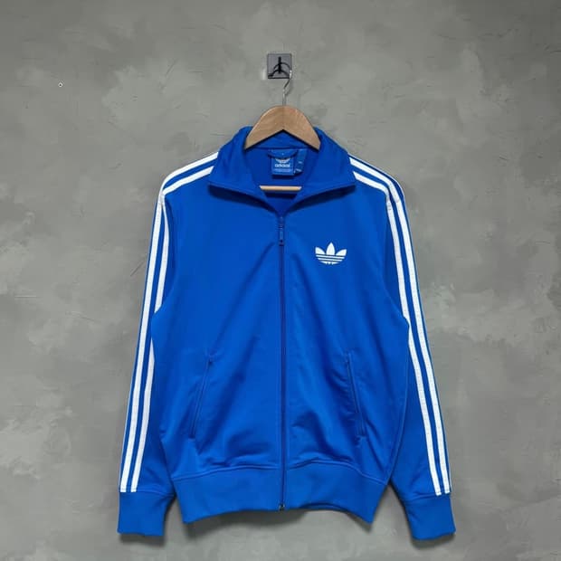 아디다스 파이어버드 져지 트랙탑 블루