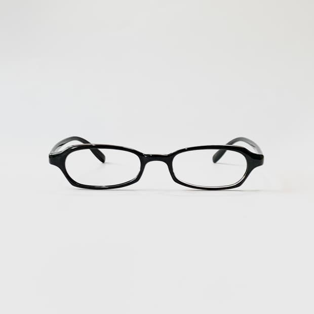 [픽키-667] 블랙 스퀘어 안경 미니멀 사각 프레임 