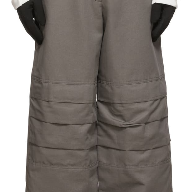 Bryan Jimenez Taupe Cotton Trousers