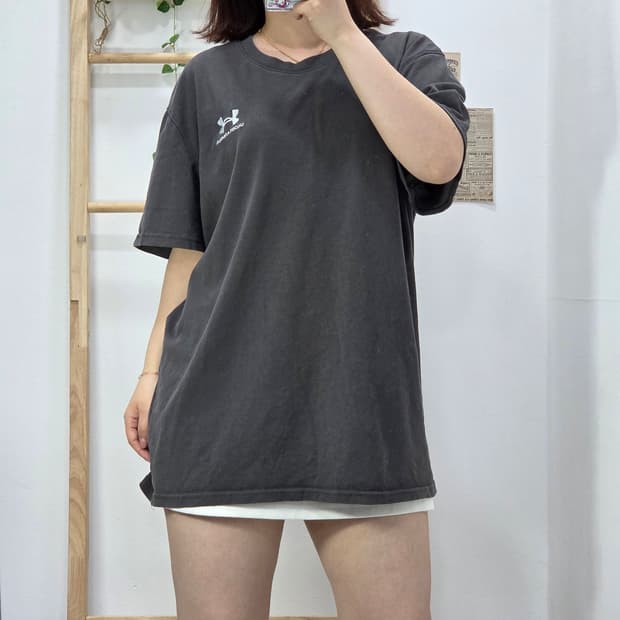 [프립]2XL/언더아머 반팔 티셔츠 차콜