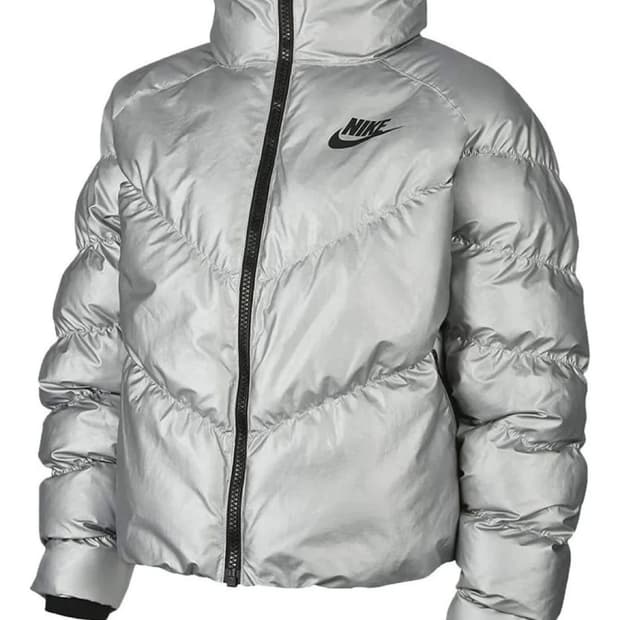 나이키 메탈릭 스테이트먼트 패딩