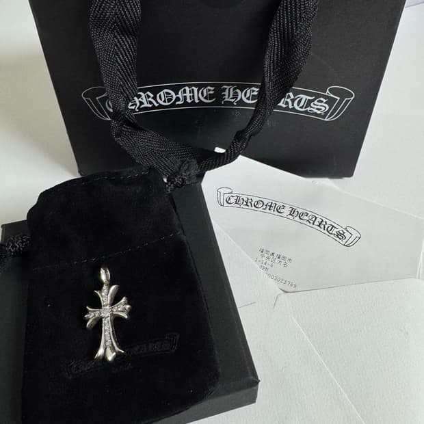 크롬하츠 타이니 크로스 실버 풀파베 