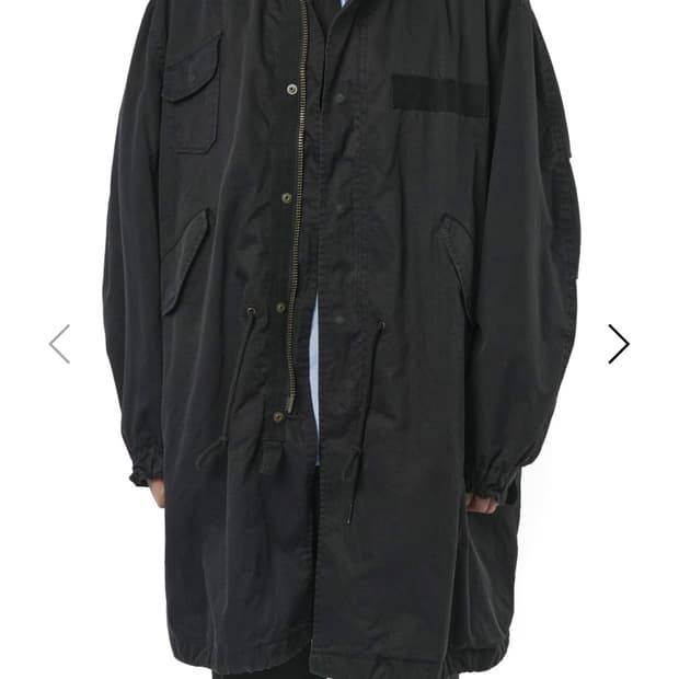 [1] 이얼즈어고 더스티 블랙 M-65 피쉬테일 랜드파카