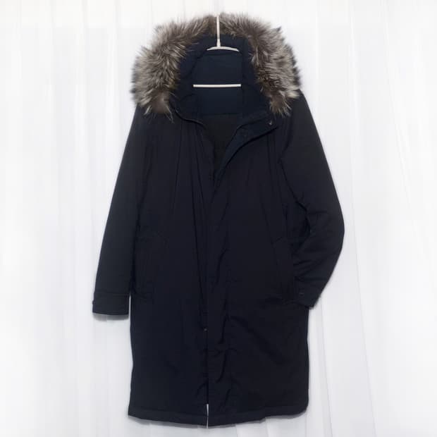 반하트 디 알바자 폭스퍼 후드 구스다운 패딩코트 (100+)