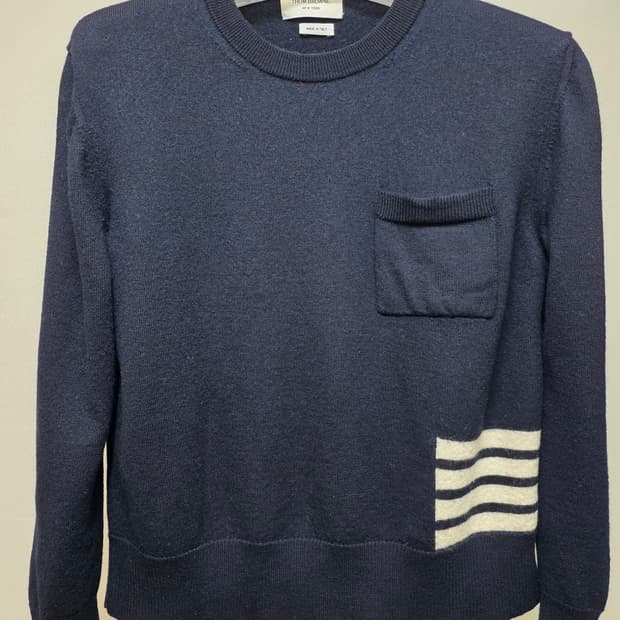 톰브라운 니트 티셔츠 국내매장판