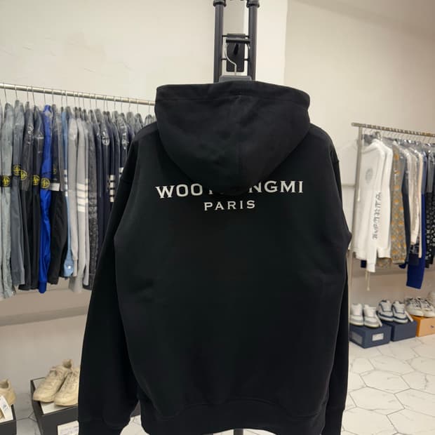 [46] 우영미 백로고 후드티