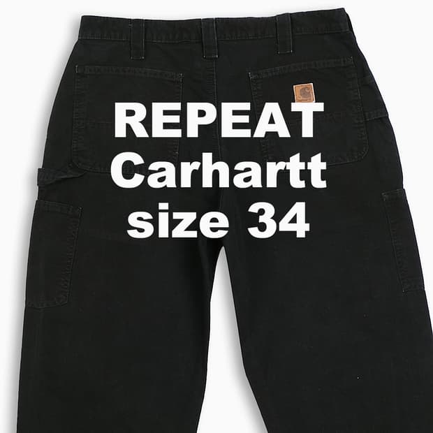 빈티지 칼하트 싱글니 B151 34 인치 CH1513602