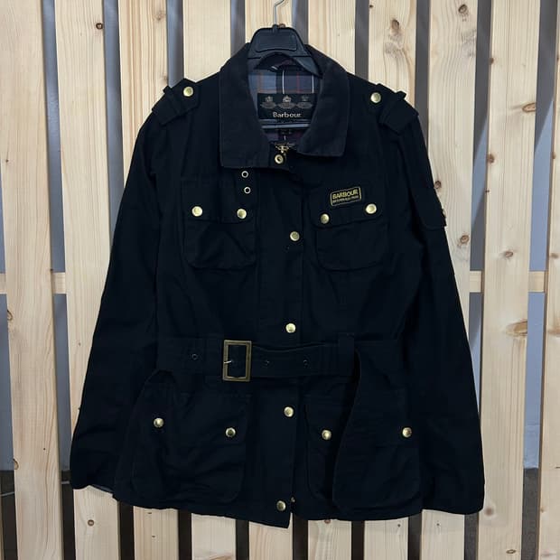 (12) 바버 인터내셔널 벨티드 자켓