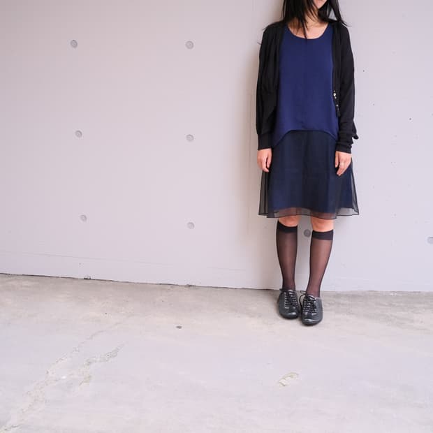 Sheer layered dress