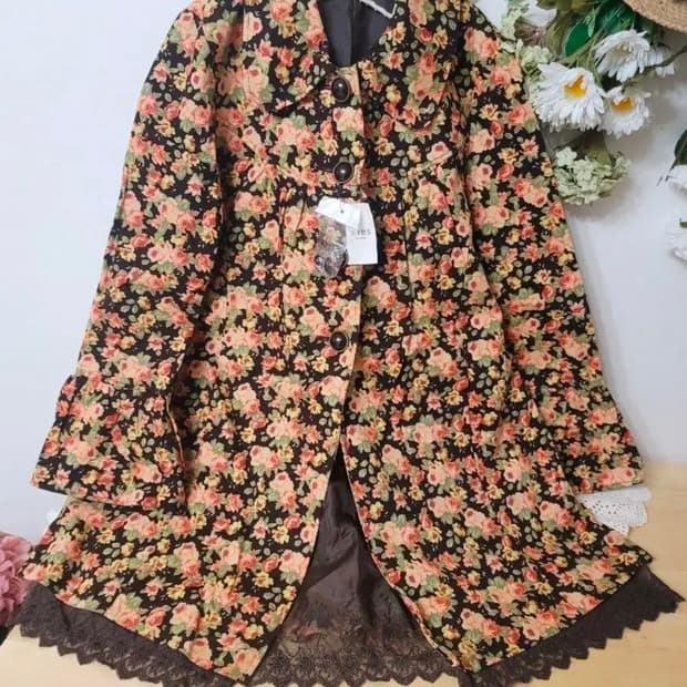 일본빈티지 새제품 axes femme 코트 로리타 양산형