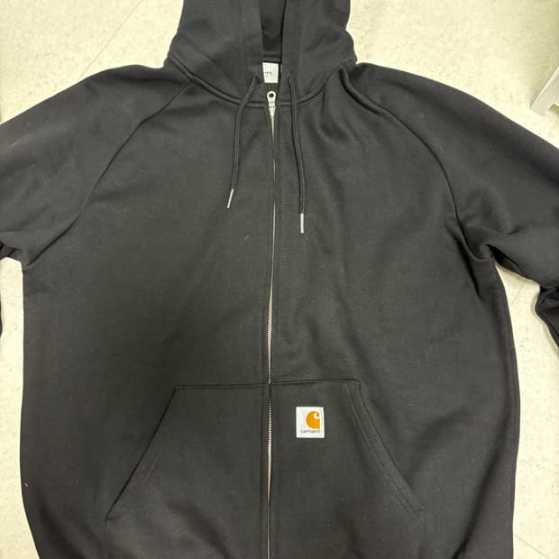 칼하트 WIP 후드집업 블랙 M 사이즈