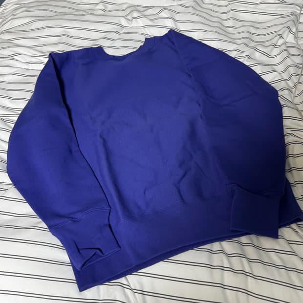 챔피온 블루택 리버스위브 맨투맨 XL 