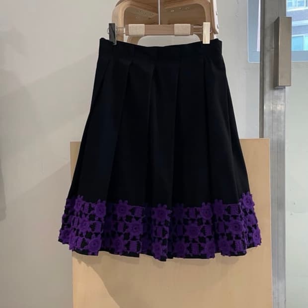 꼼데가르송 트리콧 스커트