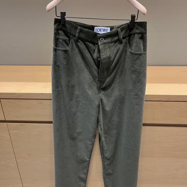 로에베 코듀로이 팬츠 50