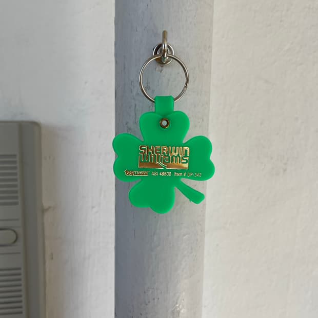 Clover Keyring