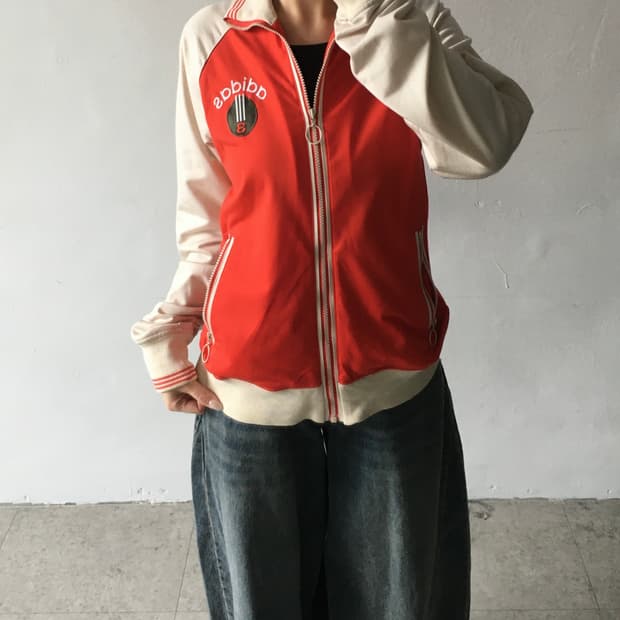 아디다스 배색 트랙탑집업