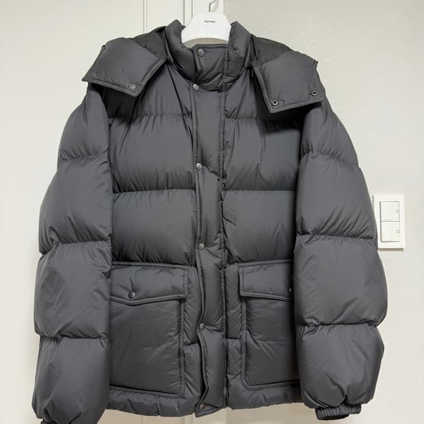 포터리 24fw 구스 다운 파카 차콜 네이비 3사이즈