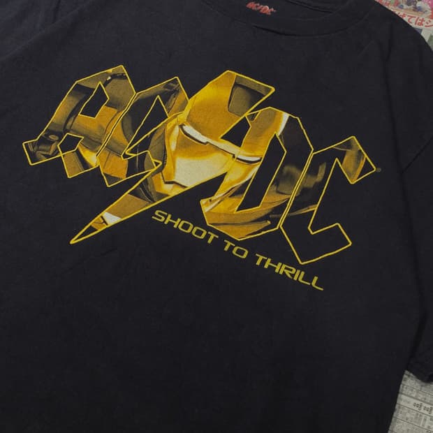 (2010) IRON MAN 2 x ACDC 반팔 M