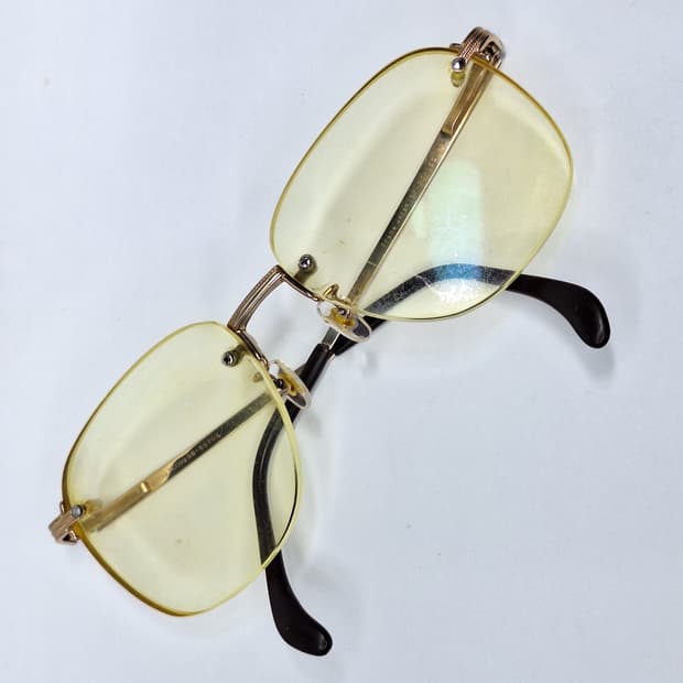 세르지오 타키니 SG-6570u 순 티타늄 무테 안경테 빈티지 y2k 