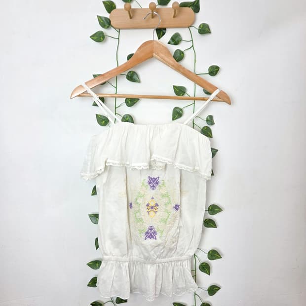 페어리 자수 슬리브리스