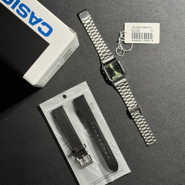 카시오 AQ-230A 아나디지 시계