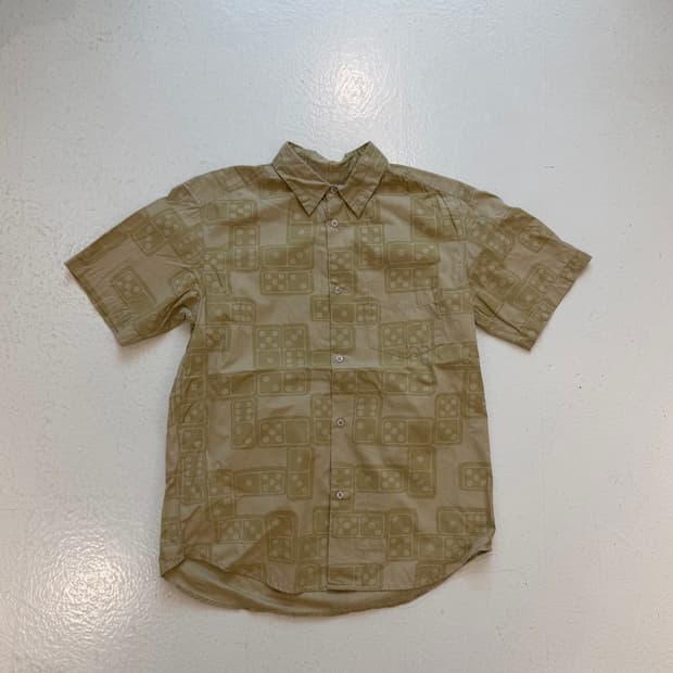  2000s Stussy dice printed shirt