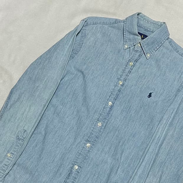 S 폴로랄프로렌 클래식핏 샴브레이 셔츠 