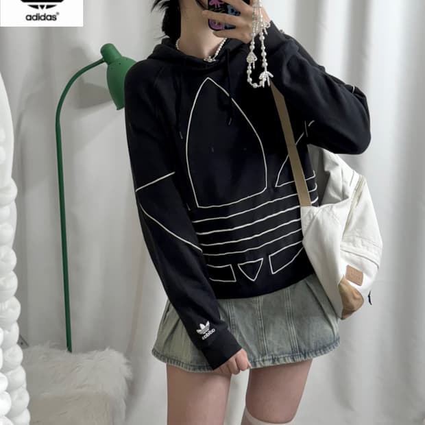 아디다스 빅 파이어버드 후드 티셔츠
