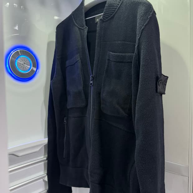 스톤아일랜드 쉐도우프로젝트 니트 집업 블랙 가디건 S