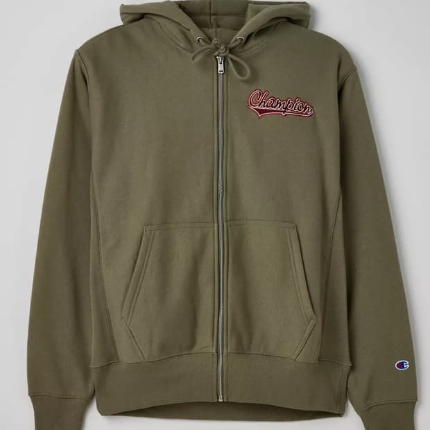 Urban Outfitters 한정판 챔피온 리버스 위브 집업 후드 M 