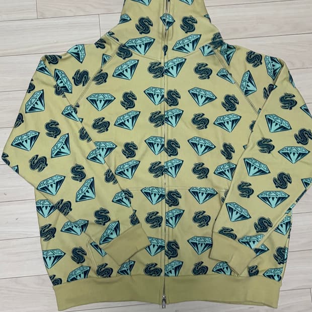 bbc 다이아몬드 & 달러 후드집업