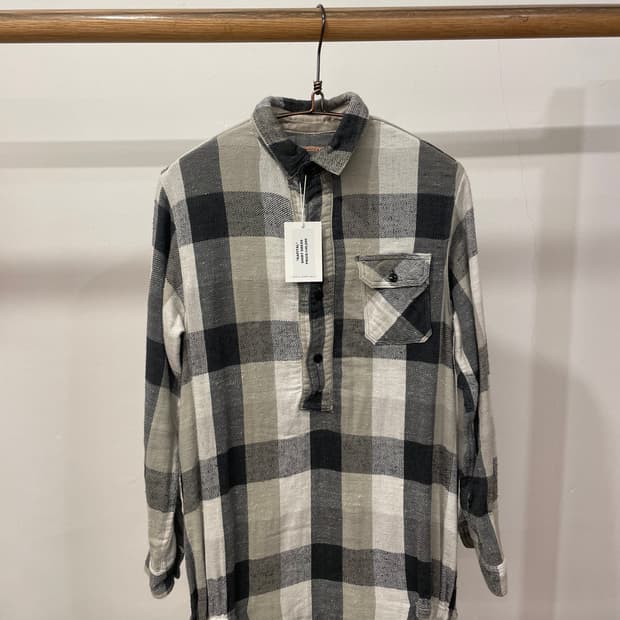 KAPITAL CHECK SHIRT DRESS