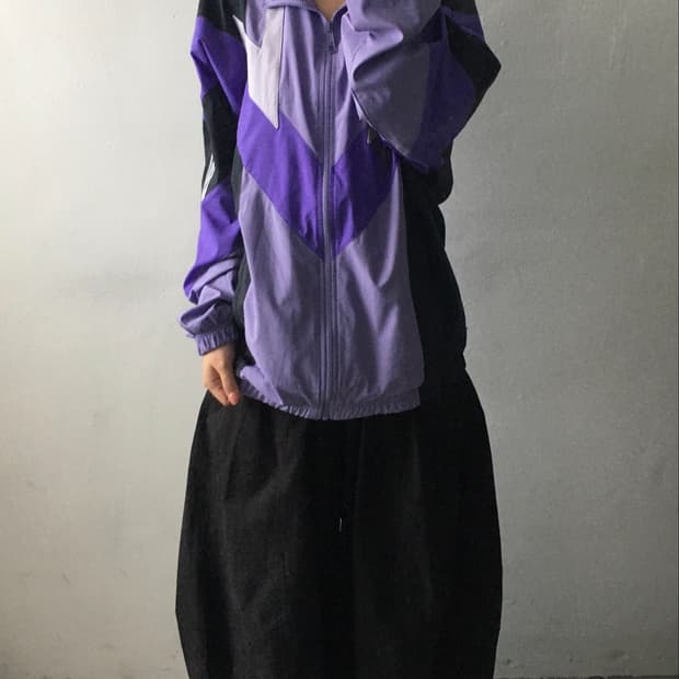 아디다스 배색 바람막이