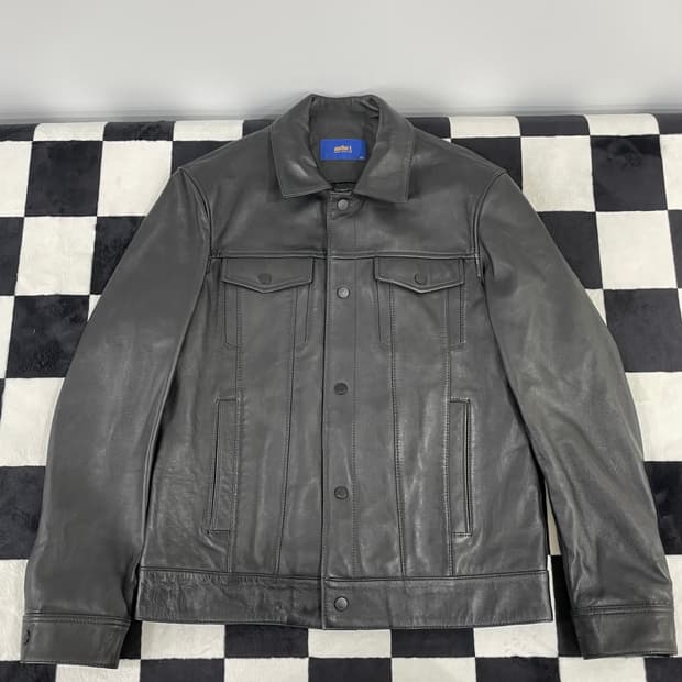 TNGT 레더 트러커 자켓 L