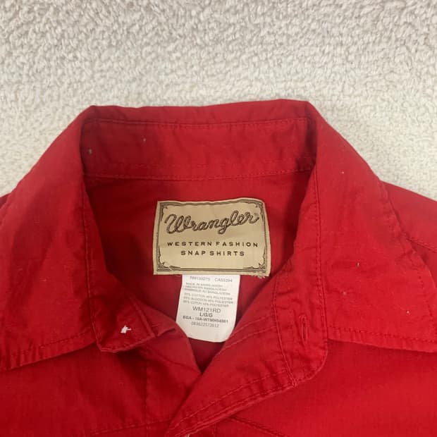WRANGLER 웨스턴 반팔 셔츠
