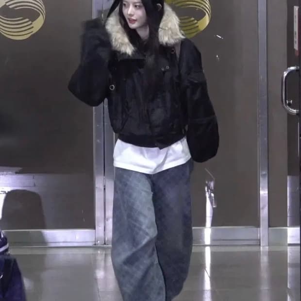 배드블러드 라이온패치 블루데님 팬츠 Xxs 아일릿민주 손민수