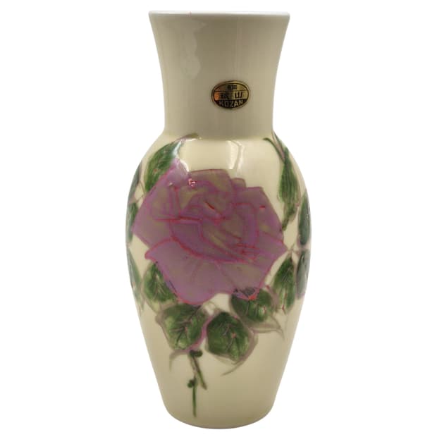 80s 아리타야키 코잔 꽃잎 도자기 화병