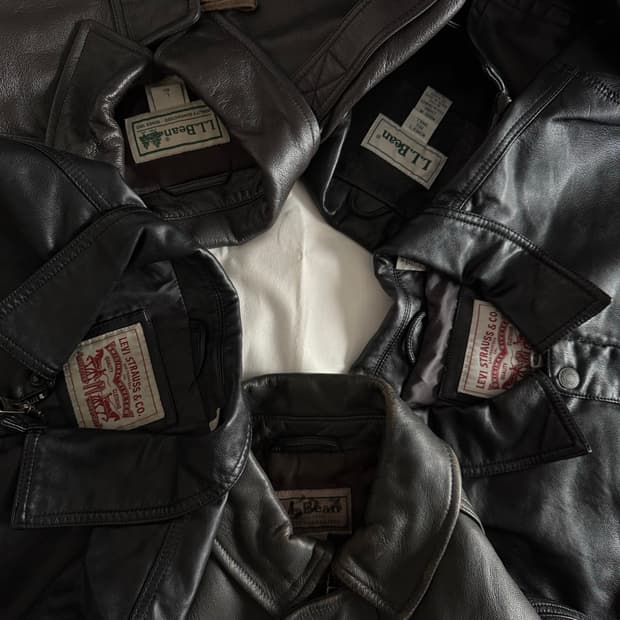 [M] 엘엘빈 ll bean A2 레더 자켓