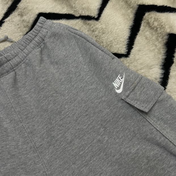 [XL]나이키 Nsw 카고 조거 트레이닝 팬츠/그레이/기모