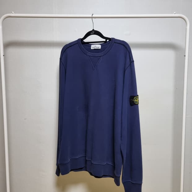 [2XL] 스톤아일랜드 네이비 맨투맨