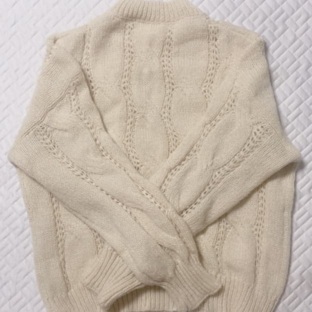 fluffy winter knit