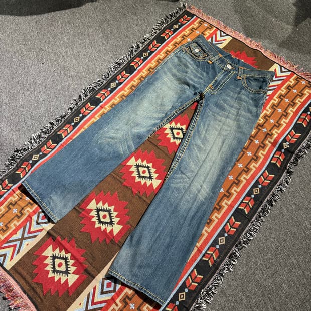 트루릴리젼 빈티지 데님팬츠