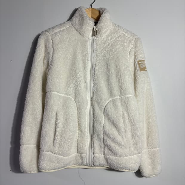 블랙야크 빈티지 아이보리 보아 플리스 집업 자켓 (무료배송)