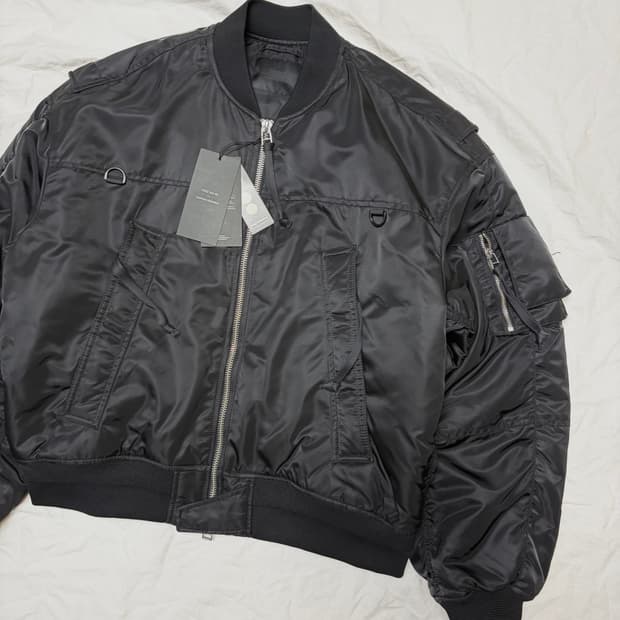 [새상품] 유아인 x 무신사 스탠다드 ma-1 마원 / L사이즈