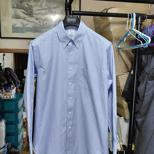 [브룩스브라더스]리젠트 하운드투스 셔츠L(16 1/2-33(사이즈