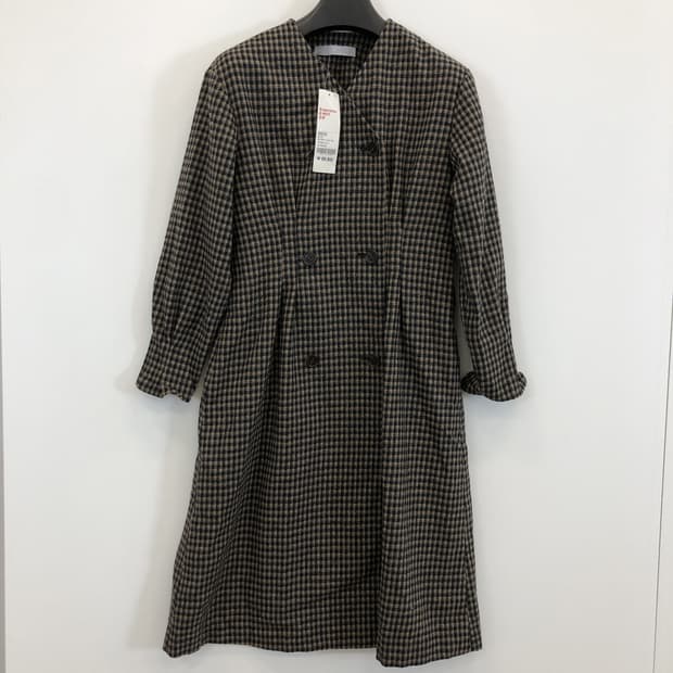 8세컨즈 (새상품) 더블 롱자켓 85